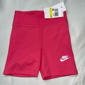 Nike Pink‎ Compression Shorts High-Waisted